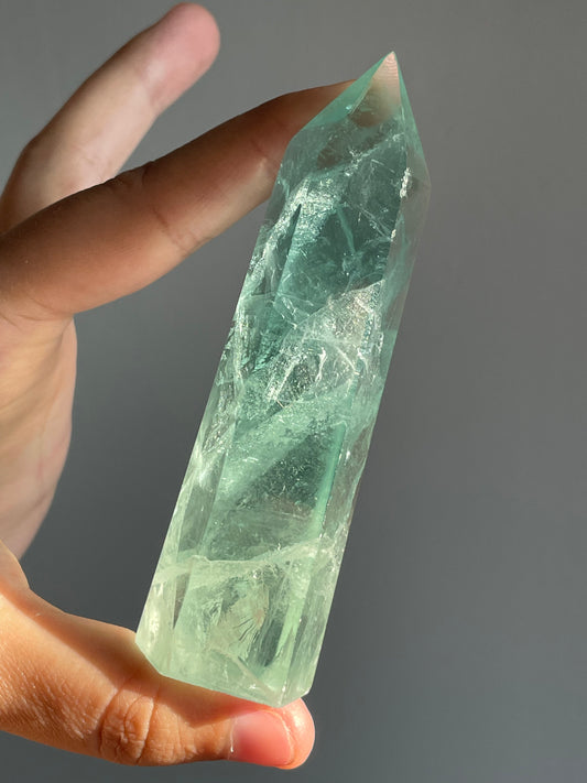 Green Fluorite Tower