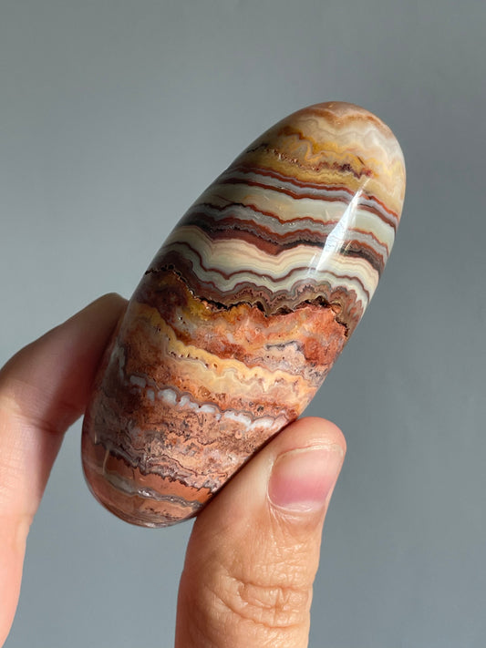 Pink Crazy Lace Agate 19K Shiva