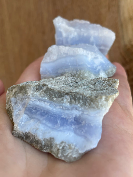 Raw Blue Lace Agate (Small Piece)