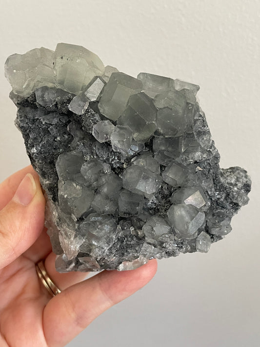Raw Fluorite Specimen on Matrix (Self-Standing)