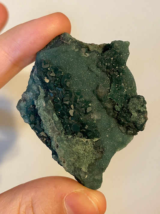 Marshy Apophyllite With Celadonite (Rare Find) From India C